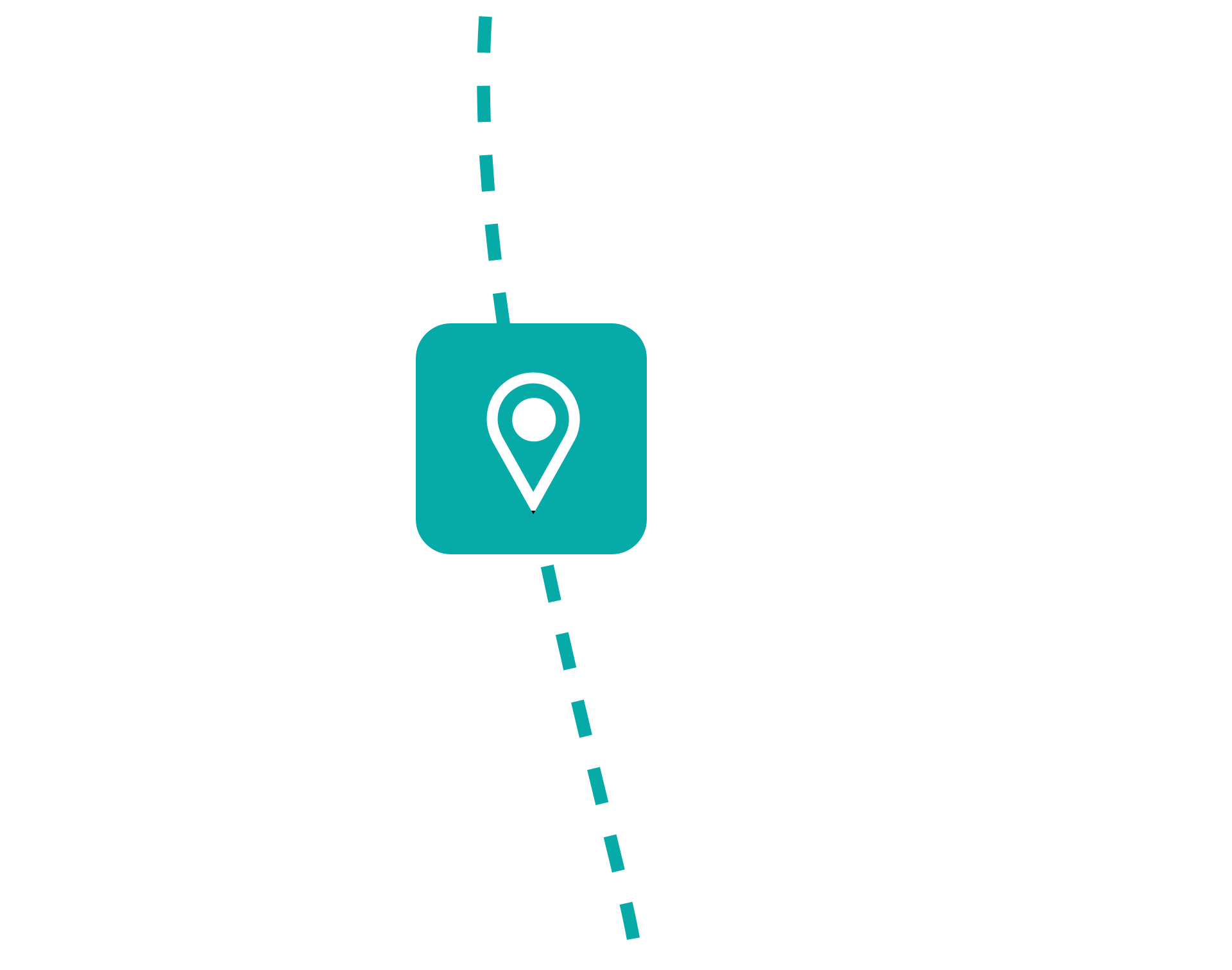 MINI Connected – interessante plaatsen – icoon MINI Connected – interessante plaatsen – icoon